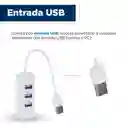 Puerto Usb de 4 Entradas Blanco E-Wc2-21213-B Miniso