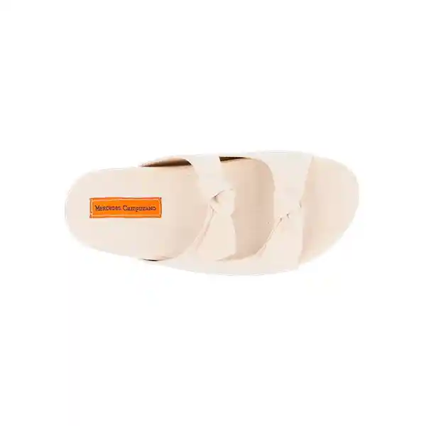 Sandalias Plataforma Emilia Beige Talla 38