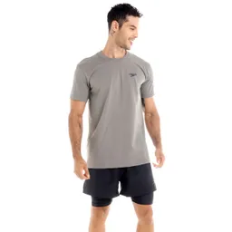 Camiseta Manga Corta Kaluna Hombre Grey Talla M Speedo