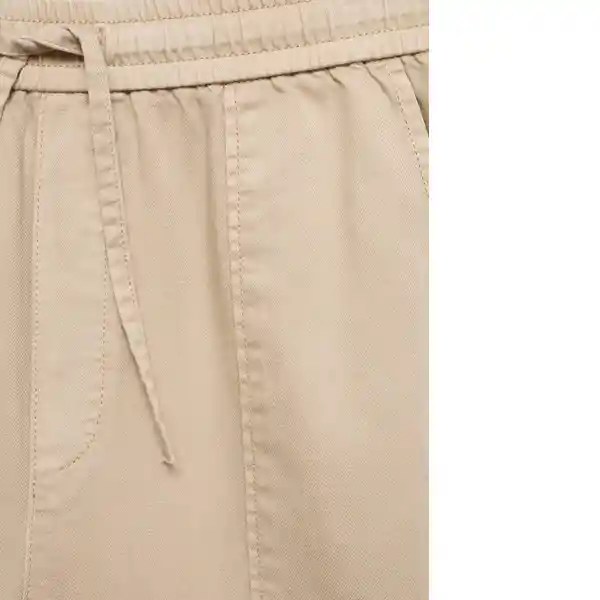 Pantalón Suki Arena Talla L Mujer Mango