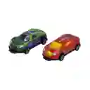 Marvel Set Carros Pullback Flip