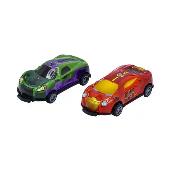 Marvel Set Carros Pullback Flip