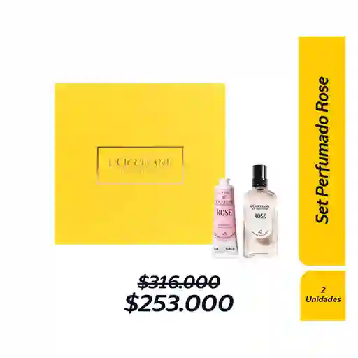 Combo Set Perfumado Rose