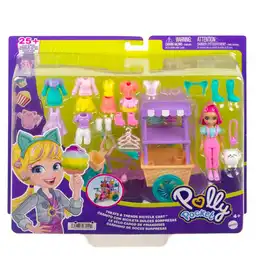 Polly Pocket Set De Muñeca Carrito De Dulces Hhx76