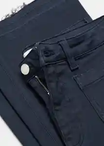 Jean Pocket 6 Marino Talla 21 Teen Niñas Mango