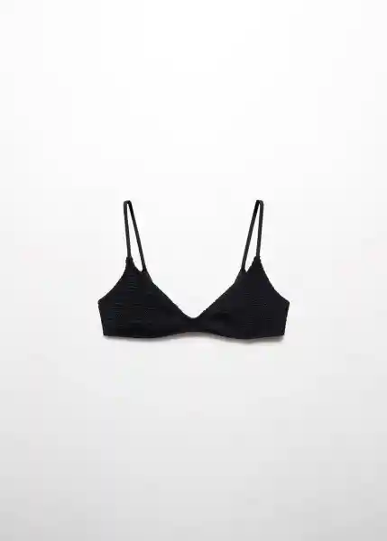 Top Bikini Solene Negro Talla Xs Mujer Mango