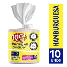 Rica Hamburguesa Cerdo Congelada