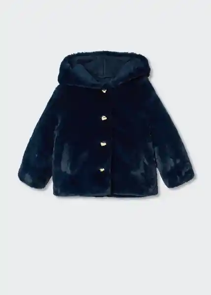 Abrigo Bear Navy Talla 70 Niñas Mango