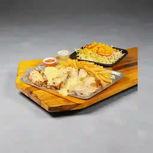 Pechuga con salsa de champiñones