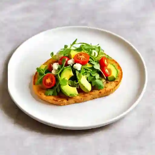 Tostada con Vegetales