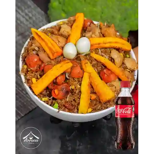 Combo Arroz Paisa + Coca Cola Original 400 ml