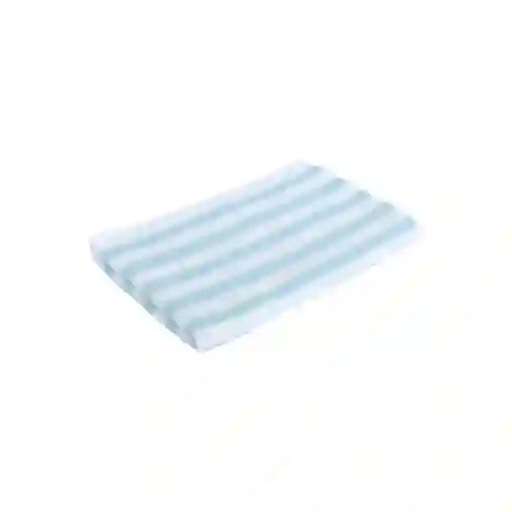 Toalla de Baño Rayas Azul Miniso