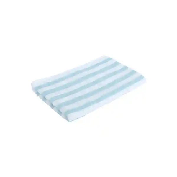 Toalla de Baño Rayas Azul Miniso