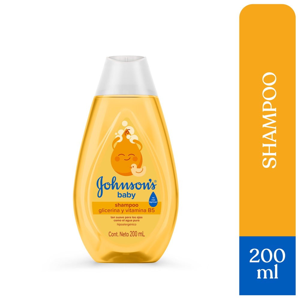 Shampoo Bebé JOHNSON'S Original x 200 ML