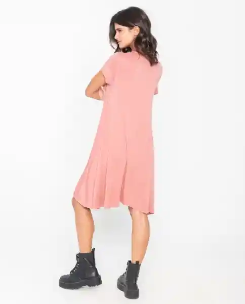 Vestido Mujer Rosa Talla M Rifle