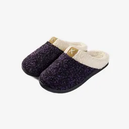 Rockdove Pantuflas Mujer Fauxwool Morado Talla S