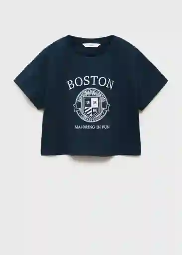 Camiseta City Navy Talla 10 Niñas Mango