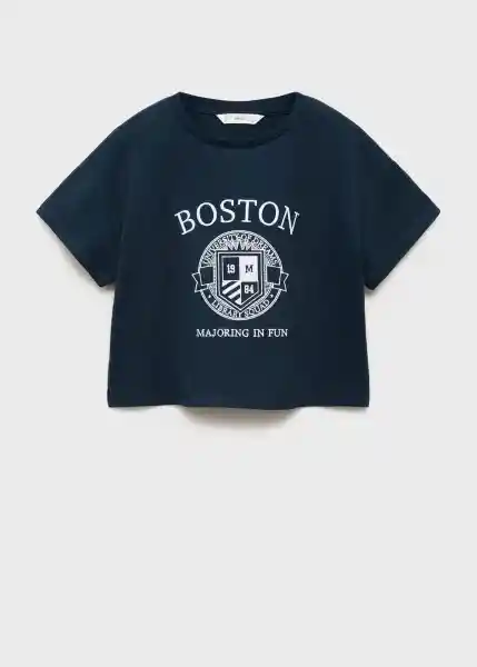 Camiseta City Navy Talla 10 Niñas Mango