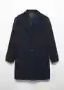 Abrigo Dalan Navy Talla XXL Hombre Mango