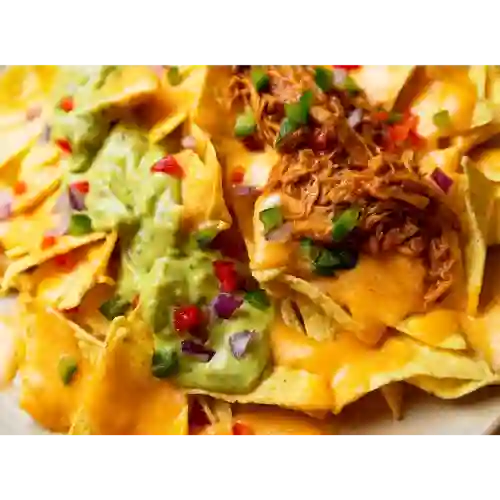 Nachos Gueyxican (carne y Pollo)