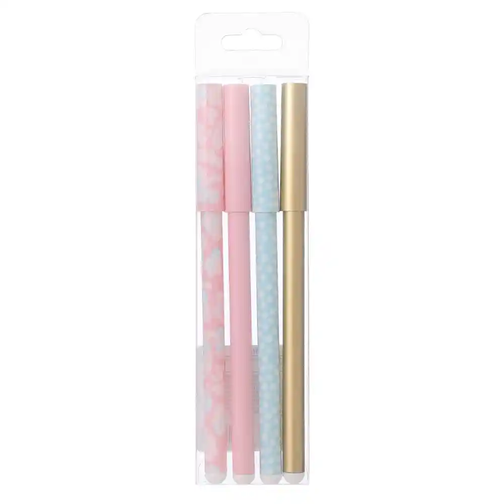 Miniso Plumas Estampadas Pastel