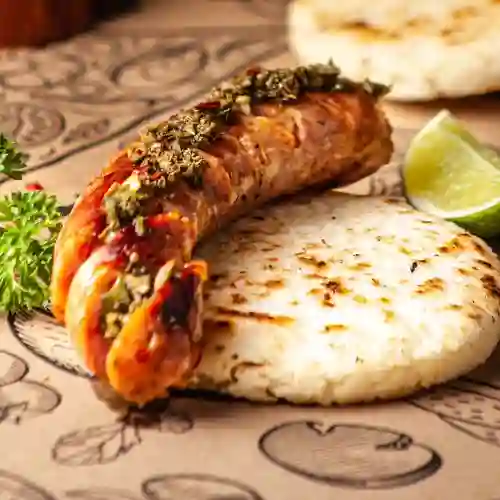 Arepa con Chorizo Corte Argentino