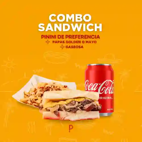 Combo Sándwich Papas y Bebida