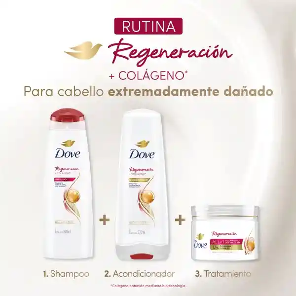 Tratamiento Dove Regeneración Extrema Colágeno 300 g