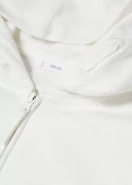 Buzo Sudadera Dina Off White Talla 06 Niña Mango