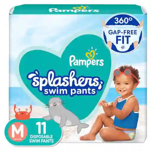 Pañal Para Nadar Pampers Splashers Talla 4 11 Und