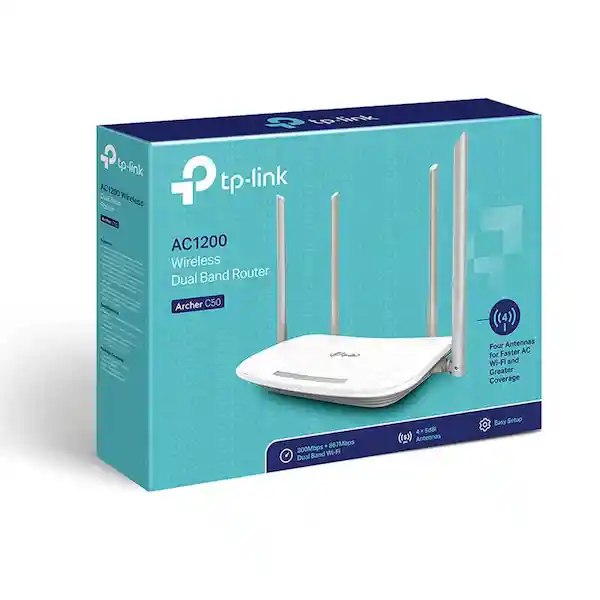 Tp-Link Router Inalámbrico AC1200 Archer C50 Doble Banda