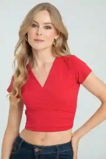 Top Makeno Color Rojo Puro Talla M Ragged
