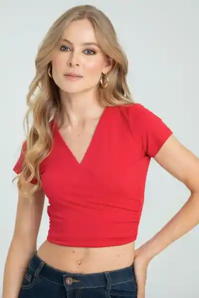 Top Makeno Color Rojo Puro Talla M Ragged