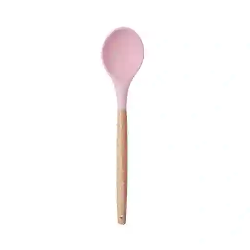 Cucharón de Sopa en Silicona Rosa Miniso