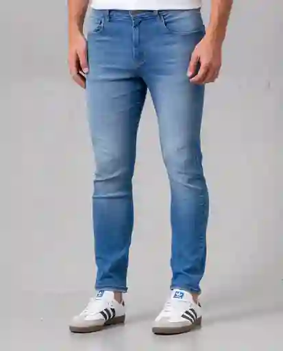Jean Súper Slim Hombre Azul Denim Medio T 32 40573 Rifle