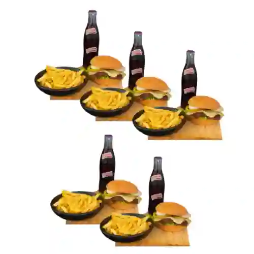 Combo Familiar X 5 Piezas