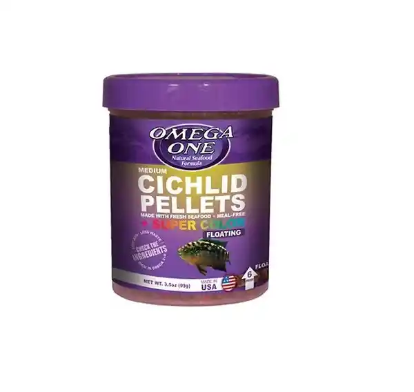 Omega Alimento Para Pez Cichlids Pellets Medium
