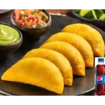 5 Empanadas + Pepsi 400ml
