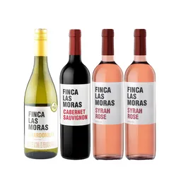 Combo Finca Las Moras Vino Blanco Chardonnay + Finca Las Moras