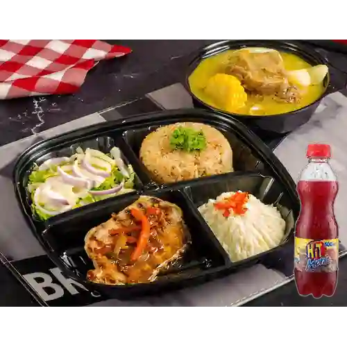 Combo Menú Ejecutivo Especial + Hit Mora 500 ml