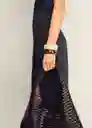 Pantalón Bali Navy Talla 38 Mujer Mango