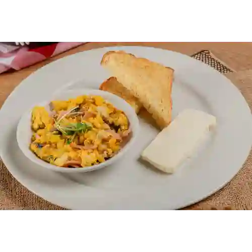 Huevos Especiales y Pan Brioche