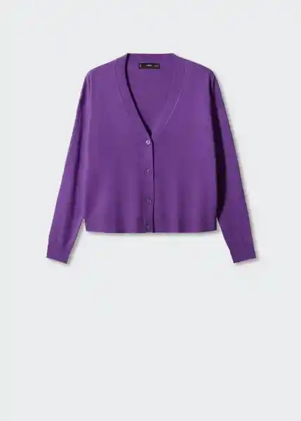 Cárdigan Lucca Morado Talla L Mujer Mango