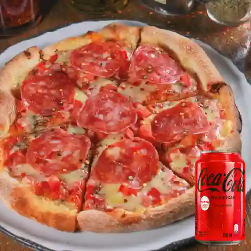 Combo Diavola + Coca-Cola Sin Azucar 330ml