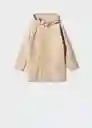 Abrigo Parka Toni Beige Talla 06 Niños Mango