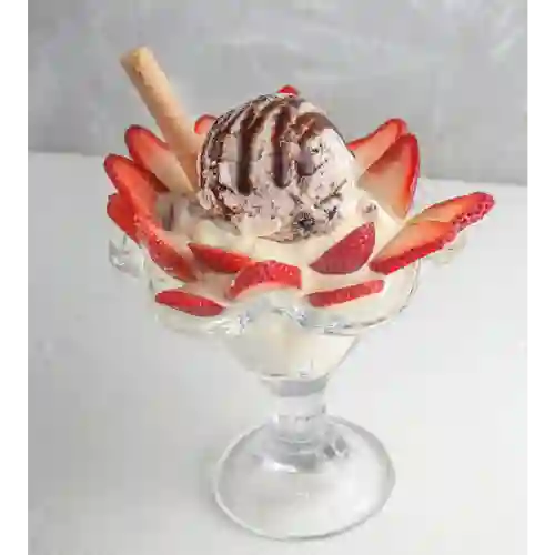 Fresas con Helado