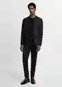 Blazer Americana Paulo Negro Talla 46 Hombre Mango