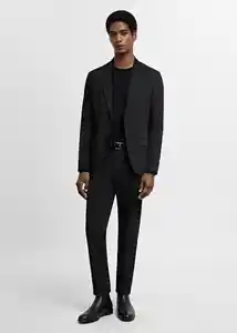 Blazer Americana Paulo Negro Talla 46 Hombre Mango