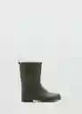 Botas Rain Khaki Talla 29 Niñas Mango