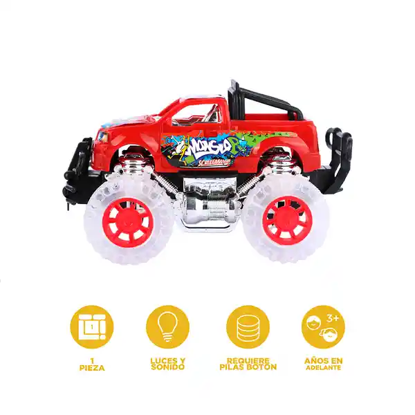 Juguete Carro Todoterreno de Tracción Rojo Miniso